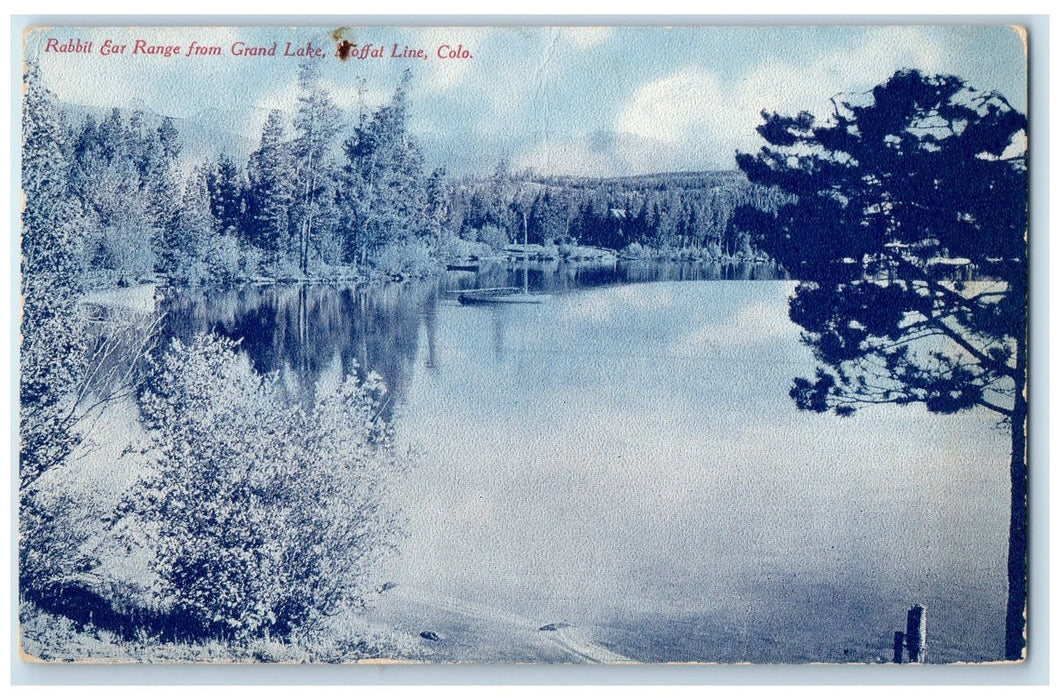 c1950's Rabbit Air Range From Grand Lake Grove Moffat Line Colorado CO Postcard