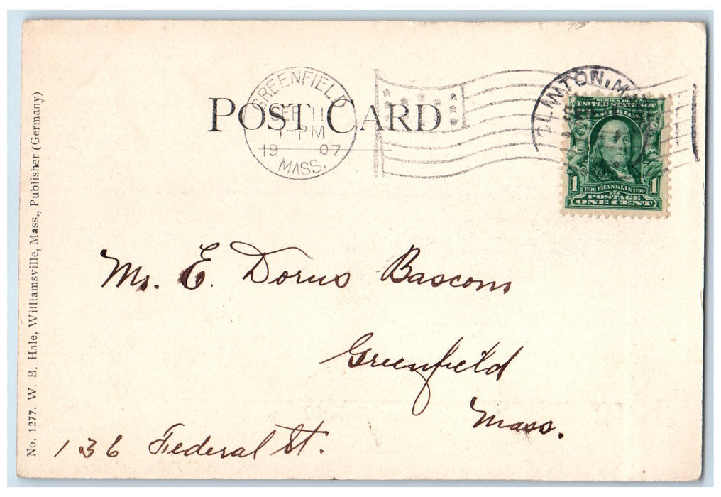 1907 Metropolitan Dam & Railway Truss Bridge Clinton Massachusetts MA Postcard