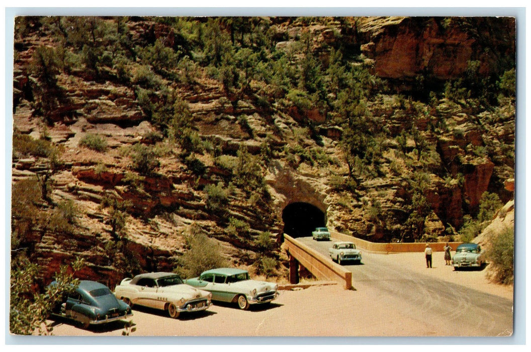 c1960's East Entrance Zion Mt. Carmel Highway Zion Utah UT Unposted Postcard