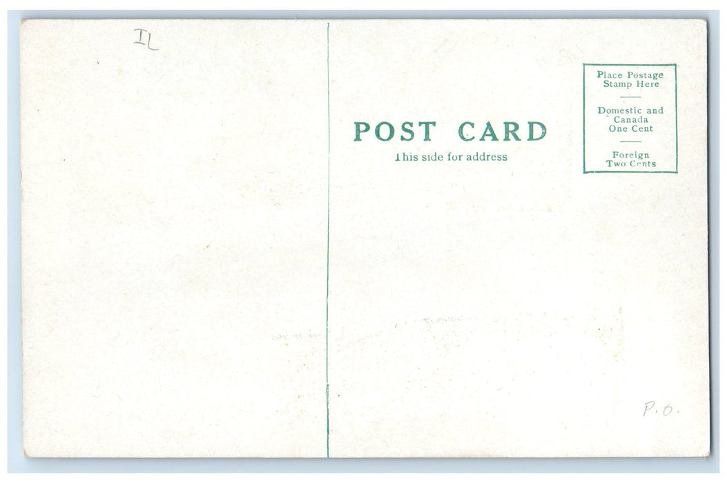 c1950's Souvenir Multiview Buildings Towers Road Of Peoria Illinois IL Postcard