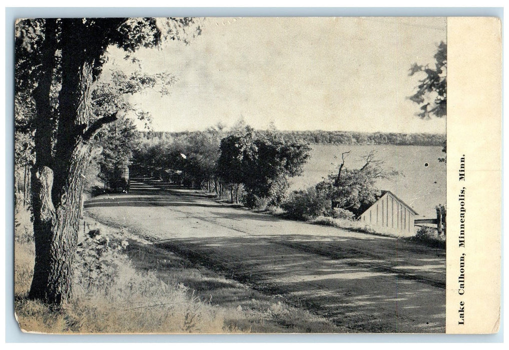 c1910s Lake Calhoun Country Road View Minneapolis Minnesota MN Unposted Postcard
