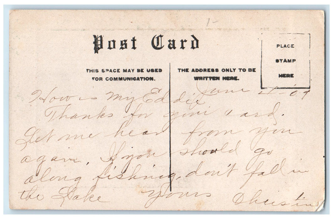 c1910s Summit Park Fountain Scene St. Paul Minnesota MN Unposted Trees Postcard