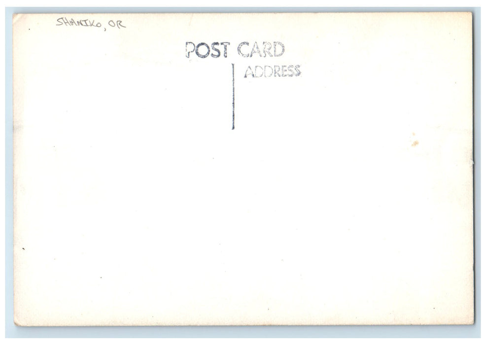 c1910 U.S. Post Office Building Door Entrance Street Shaniko Oregon OR Postcard