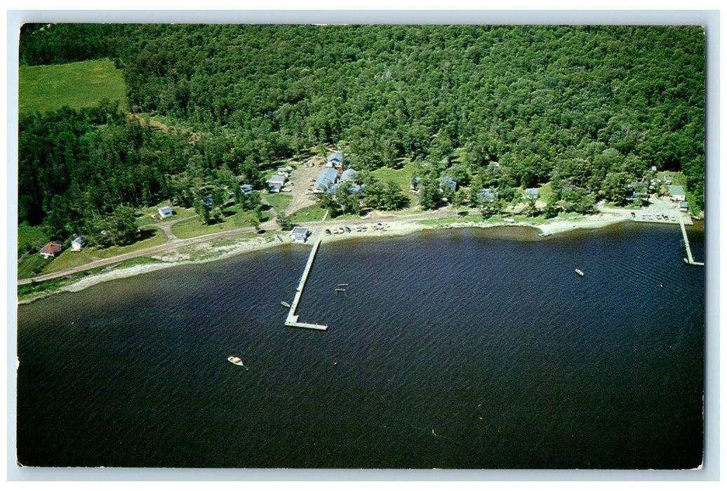 c1960's View Of The Wigman Resort Lake Of Woods Baudette Minnesota MN Postcard