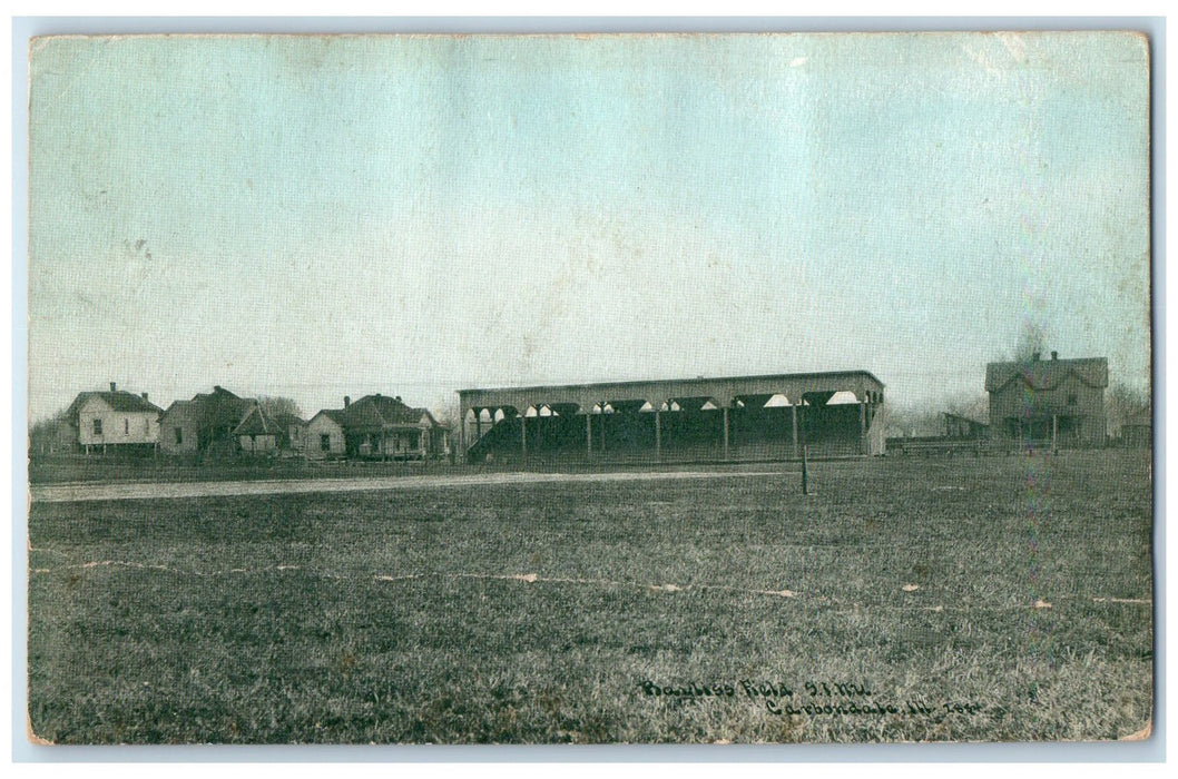 1909 Baybliss Field SIU Houses Carbondale Illinois IL Unposted Vintage Postcard