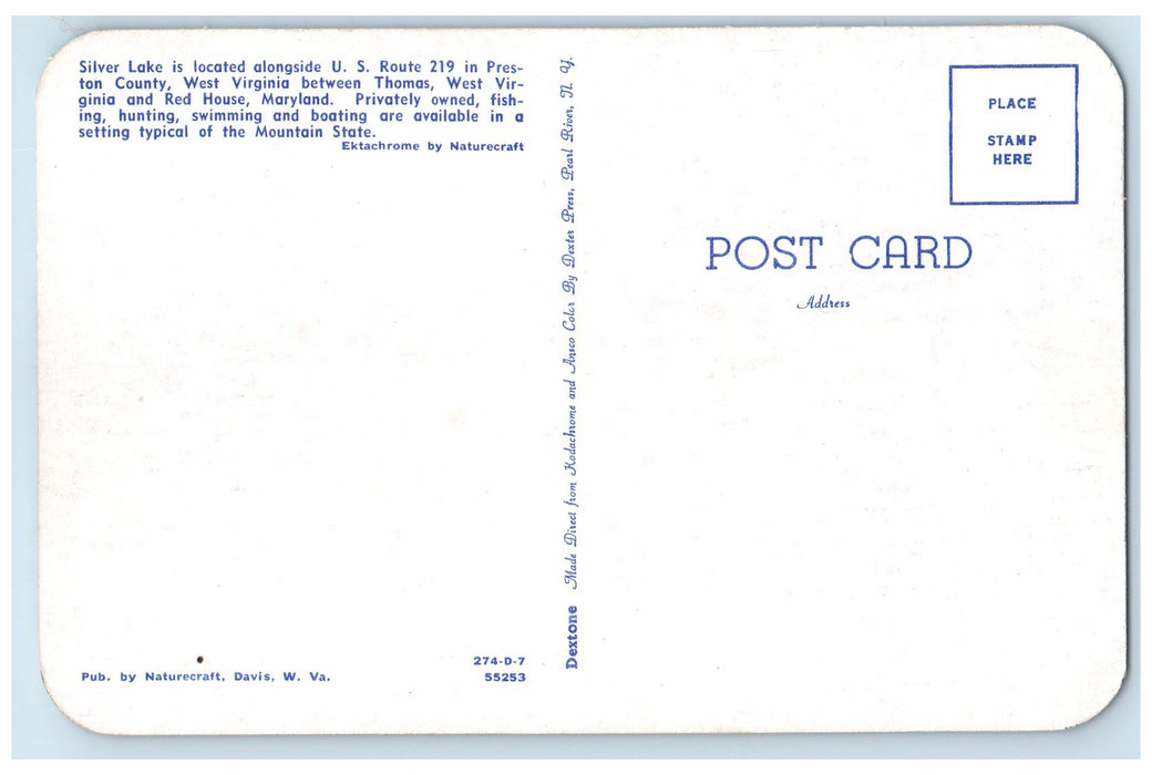 c1960s Silver Lake Privately Owned Boating Scene Los Angeles California Postcard