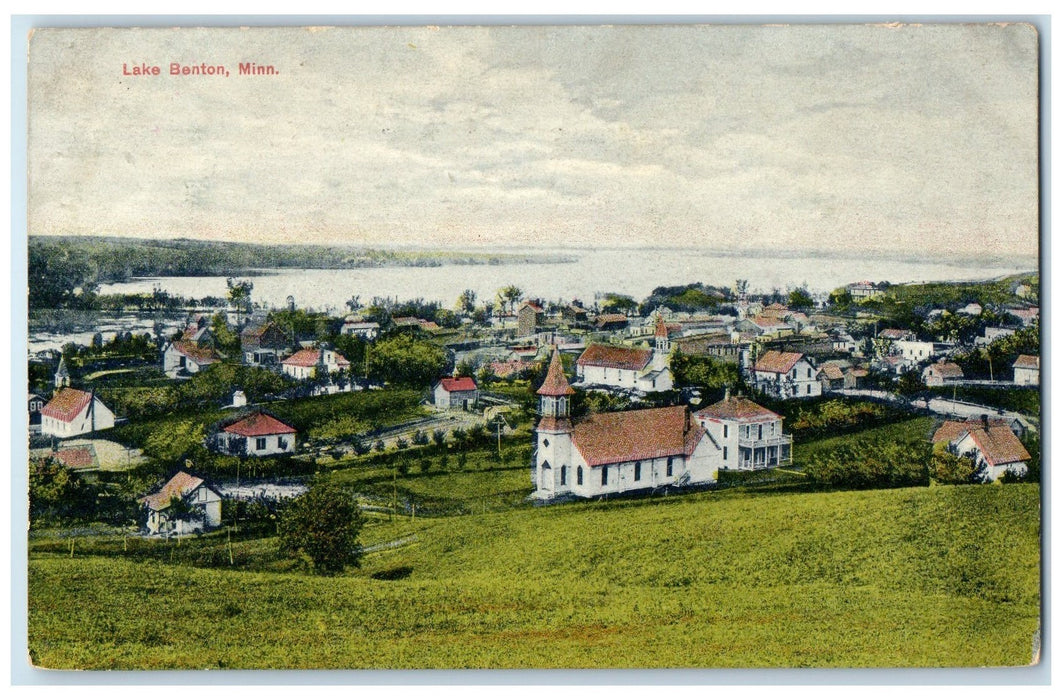 1910 Residences House Scene At Lake Benton Minnesota MN Brooking SD Postcard