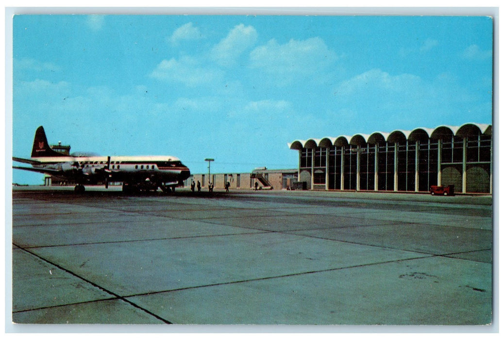 c1960's Rochester Airport 3 Commercial Airlines Rochester Minnesota MN Postcard