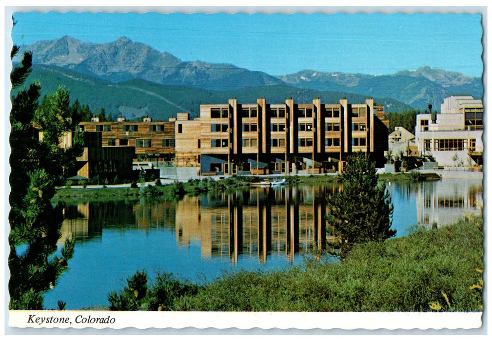 c1960 Keystone Village And Keystone Lodge Exterior Keystone Colorado CO Postcard