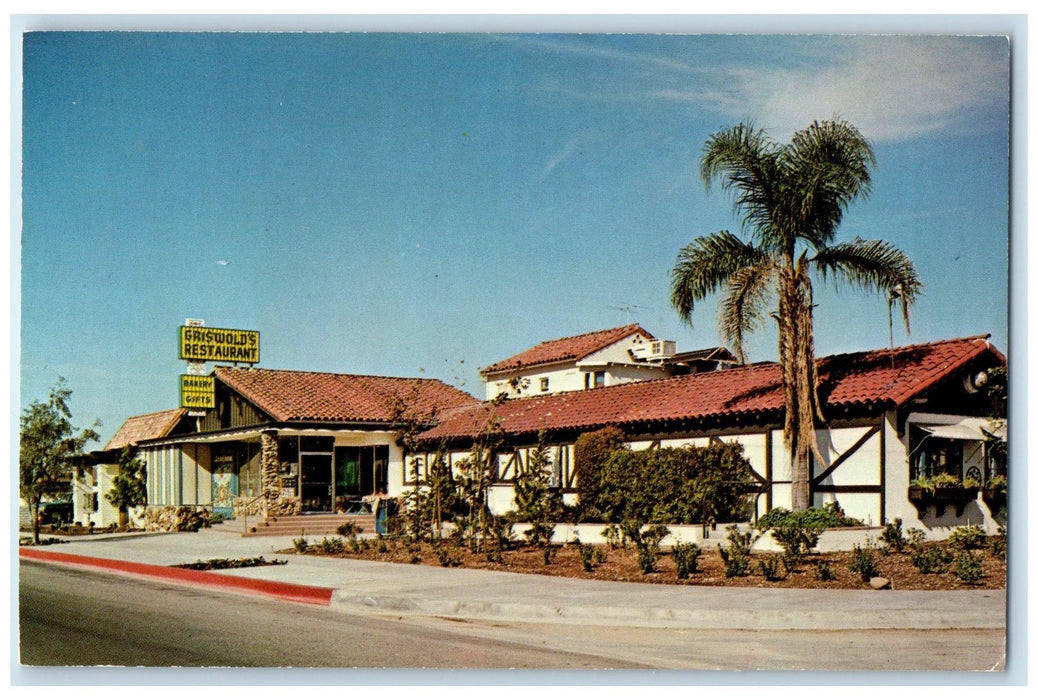 1973 Griswolds Restaurant & Shop Building Roadside Claremont California Postcard