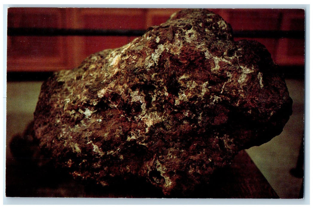 c1960's The World's Largest Pallisite Meteorite Greensburg Kansas KS Postcard