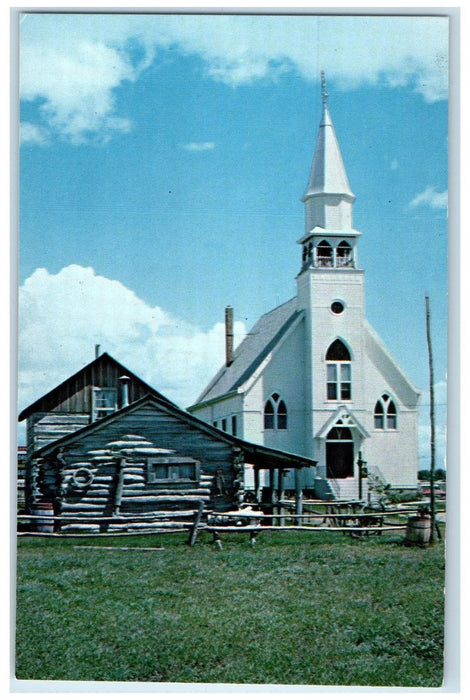 c1977 Cass County Historical Society Building West Fargo North Dakota Postcard