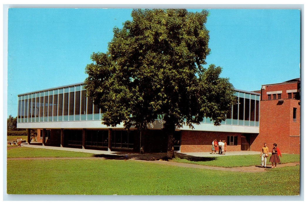 c1960's Commons Building Augustana College Sioux Falls South Dakota SD Postcard