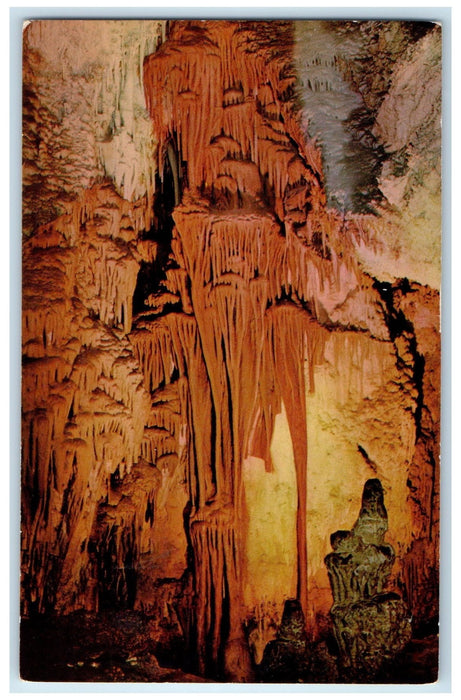 c1960's Brown Waterfall Lewis And Clark Cavern Whitehall Montana MT Postcard