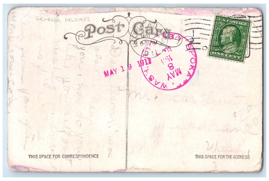 1911 General Delivery NO. Dak. AC Multiview Building Fargo North Dakota Postcard