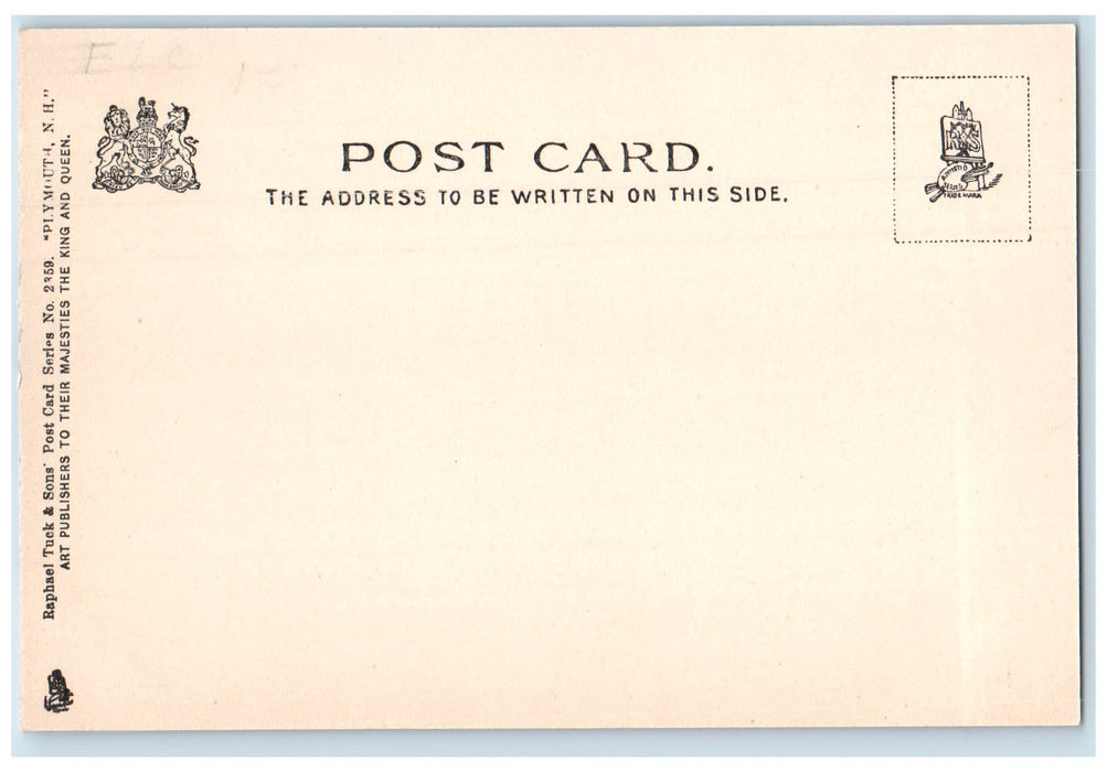 c1905's Holderness School For Boys Holderness New Hampshire NH Unposted Postcard