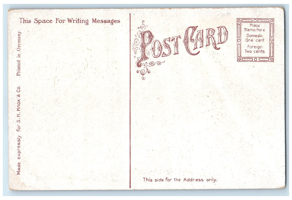 c1910's Potter Memorial Arch Aspen Grove Cemetery Burlington Iowa IA Postcard