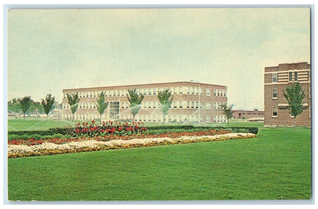 c1950 North Dakota State University Campus Building Fargo North Dakota Postcard