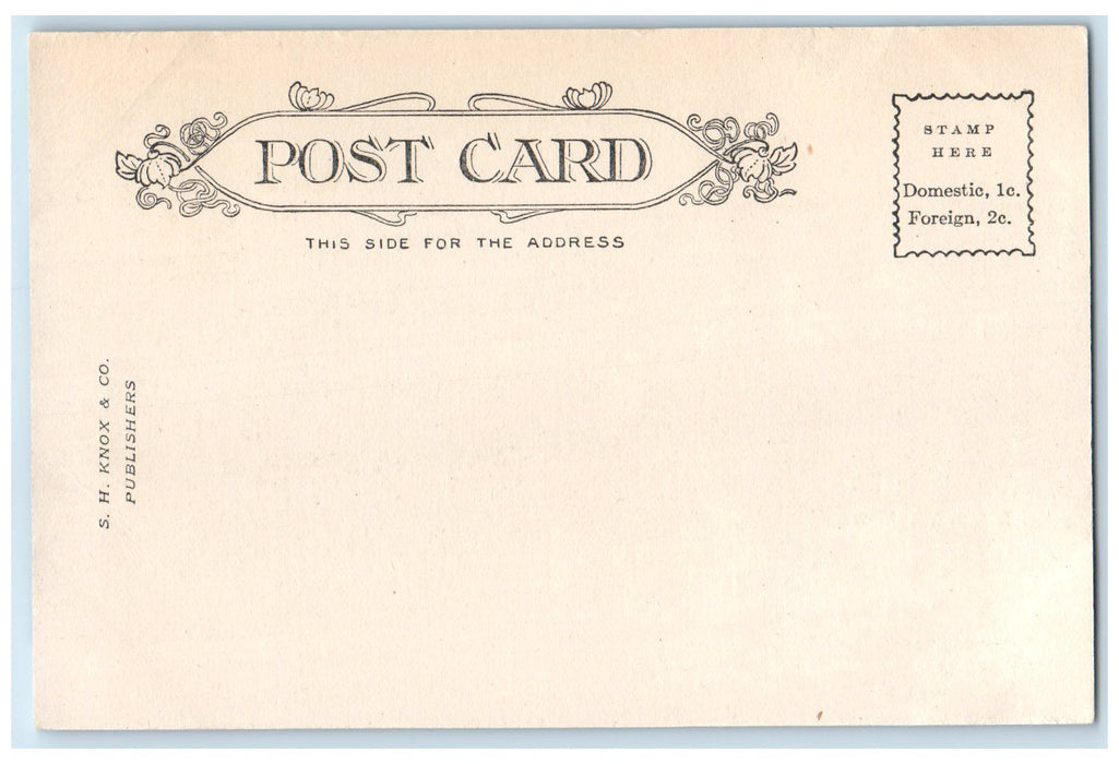 c1905's Steamboat Landing Railway Scene Burlington Iowa IA Unposted Postcard