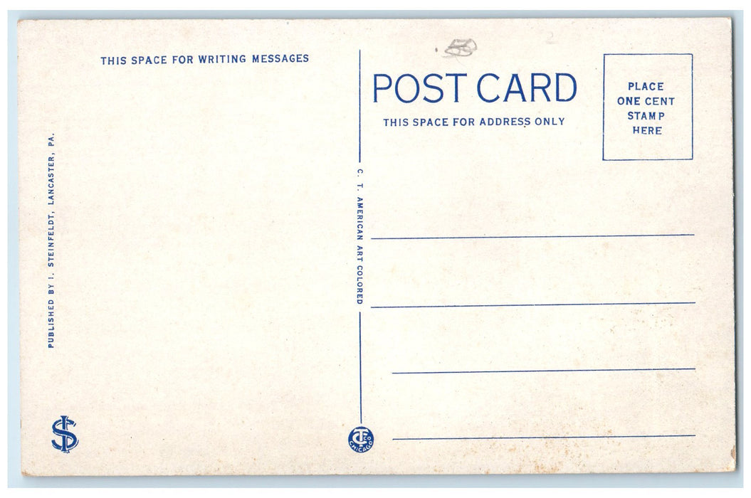 c1940s Main Building And Entrance F&M College Lancaster Pennsylvania PA Postcard