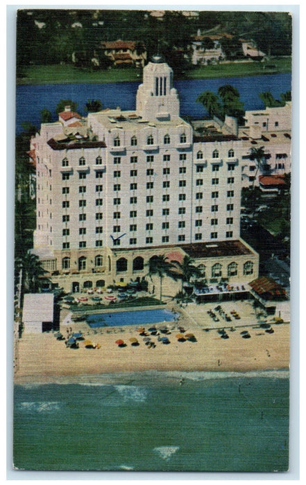 1954 Robert Richter Hotel & Restaurant Aristocrat Miami Beach Florida Postcard