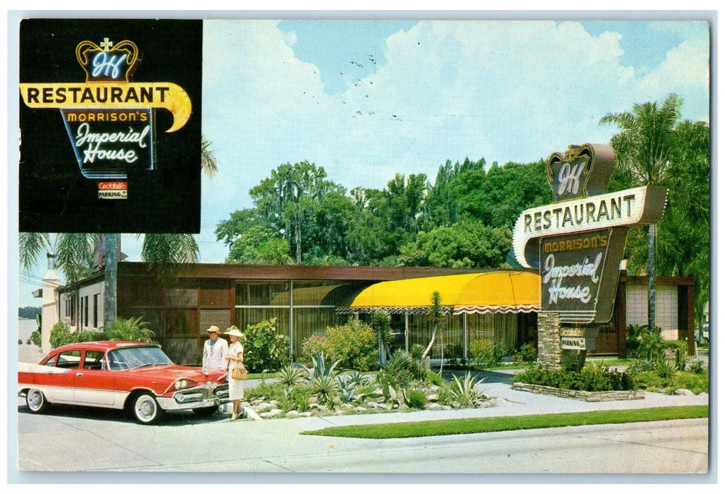 1960 Morrison's Imperial House Exterior Roadside Winter Park Florida FL Postcard