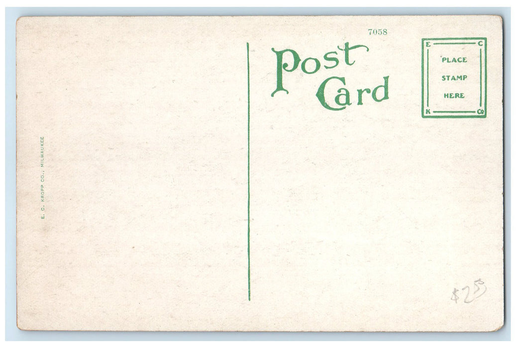 c1960's Wiscon Lutheran High School Cafeteria Milwaukee Wisconsin WI Postcard