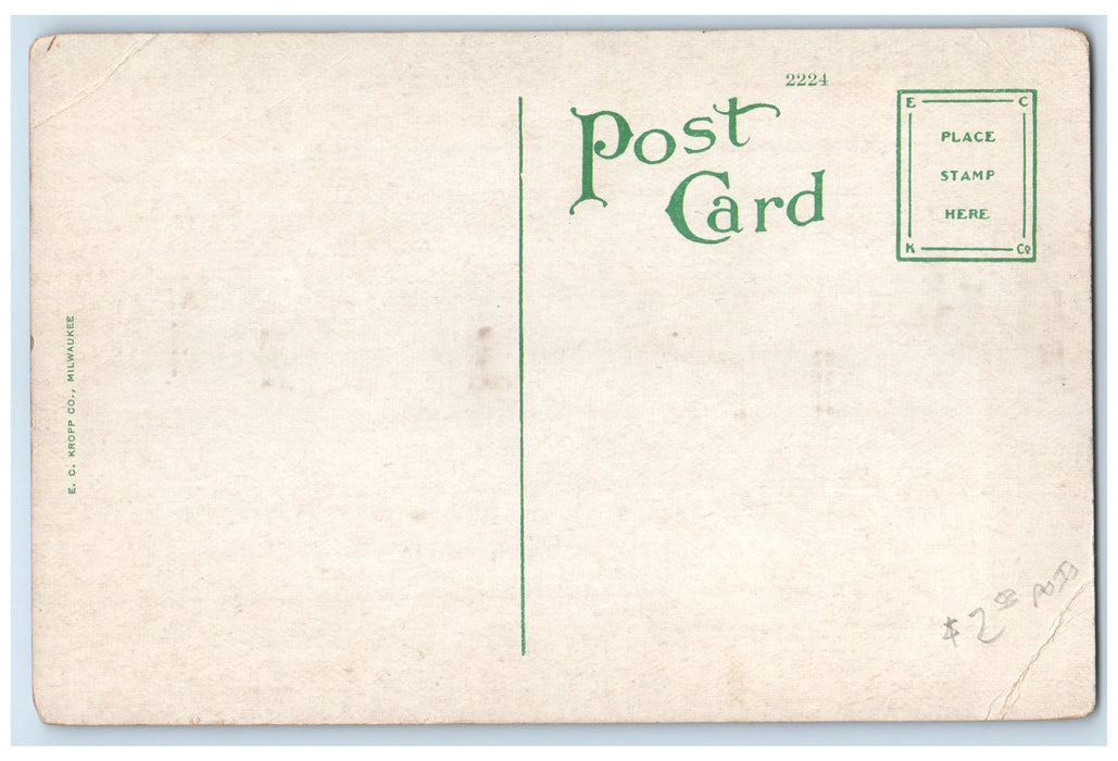 c1910s Milwaukee Downer College Holton Merrill Milwaukee Wisconsin WI Postcard