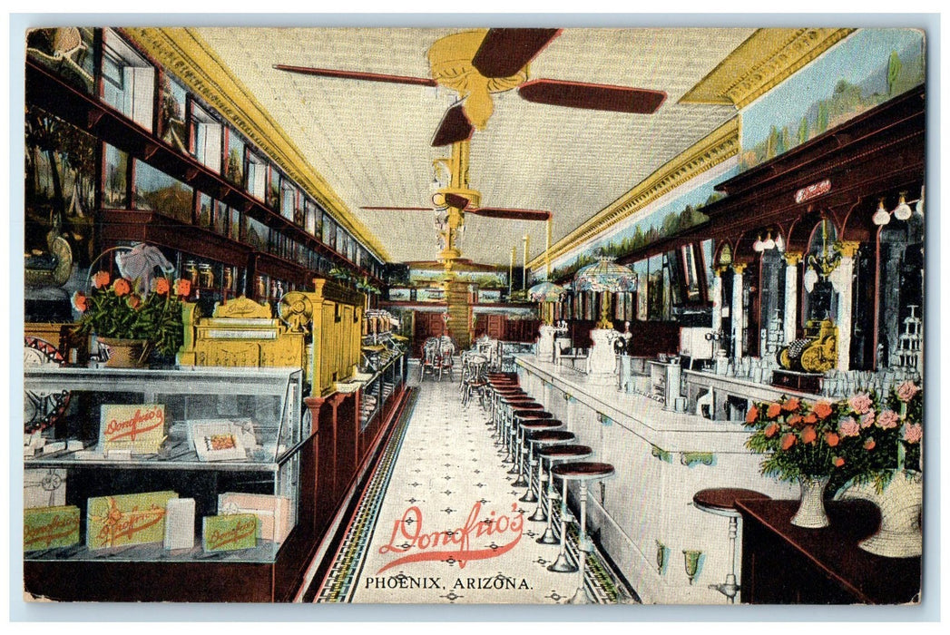 c1910s Home Of Donofrio's Famous Crystallized Cactus Phoenix Arizona AZ Postcard