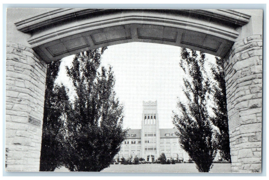 c1905's Mount Mary College Campus Building Entrance Milwaukee Wisconsin Postcard