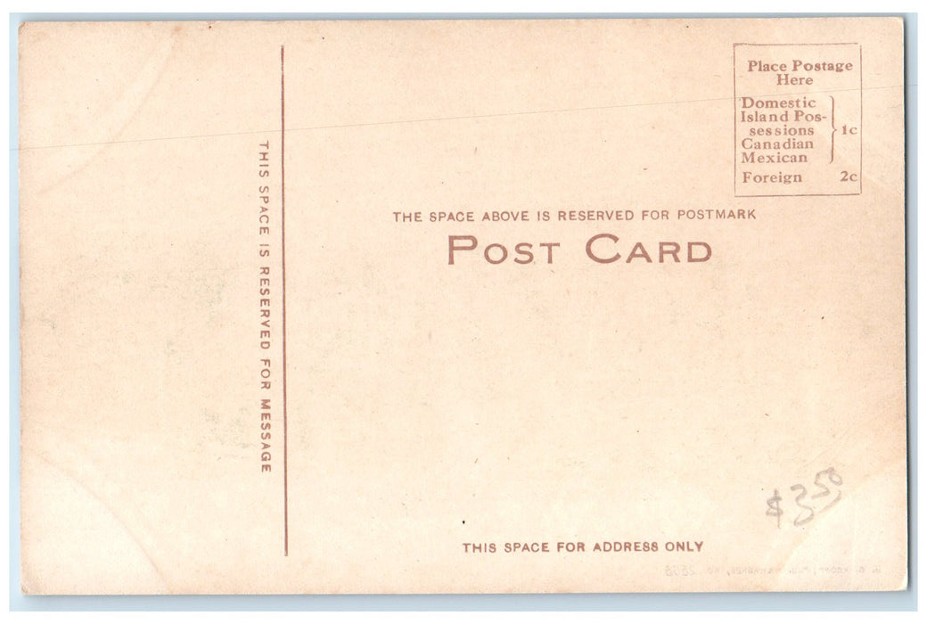 c1920 Lake Drive Entrance Indus. School For Girls Milwaukee Wisconsin Postcard