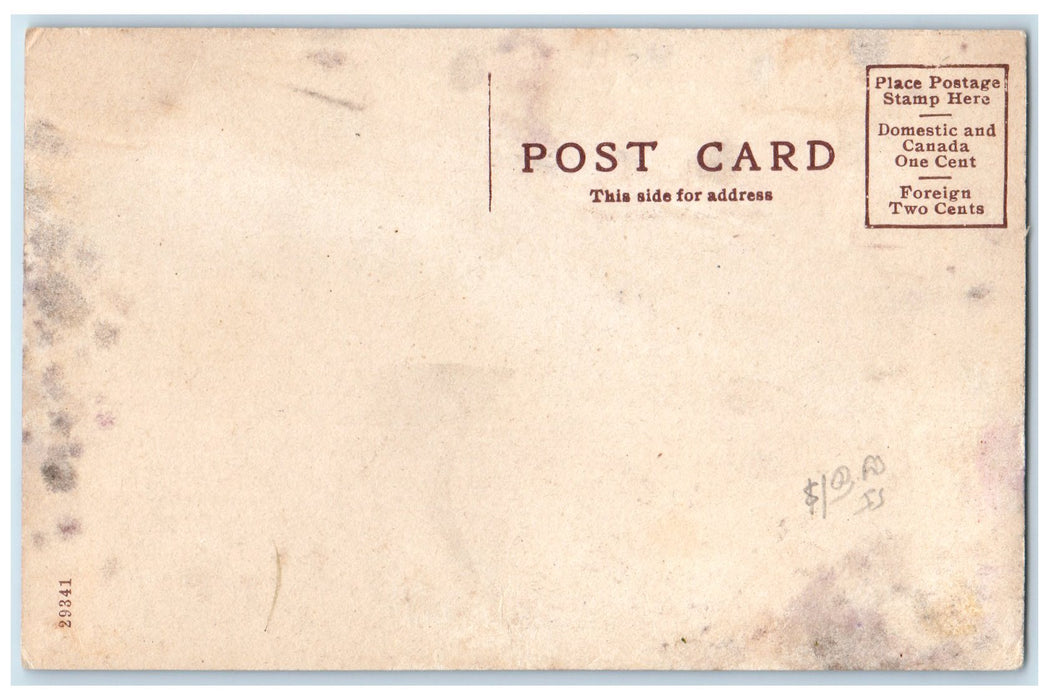 c1910's Elk's Home Old Building Classic Car View Kirksville Missouri MO Postcard