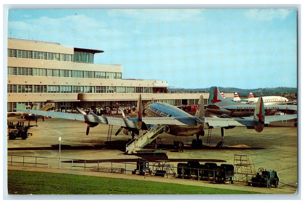 c1960's Greater Pittsburg Airport Pittsburg Pennsylvania PA Airplanes Postcard