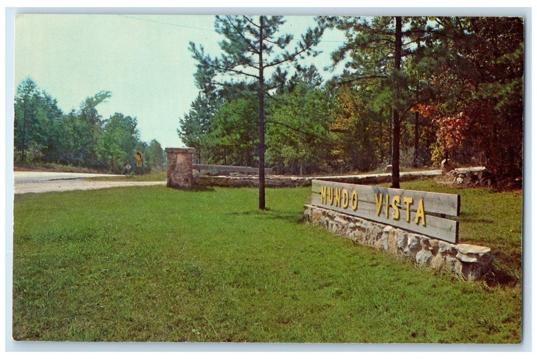 c1960's Woman's Missionary Camp Mundo Vista Asheboro North Carolina NC Postcard