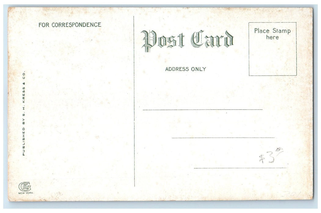 c1950's City Hall Building Stairs Entrance Dirt Road Coffeyville Kansas Postcard