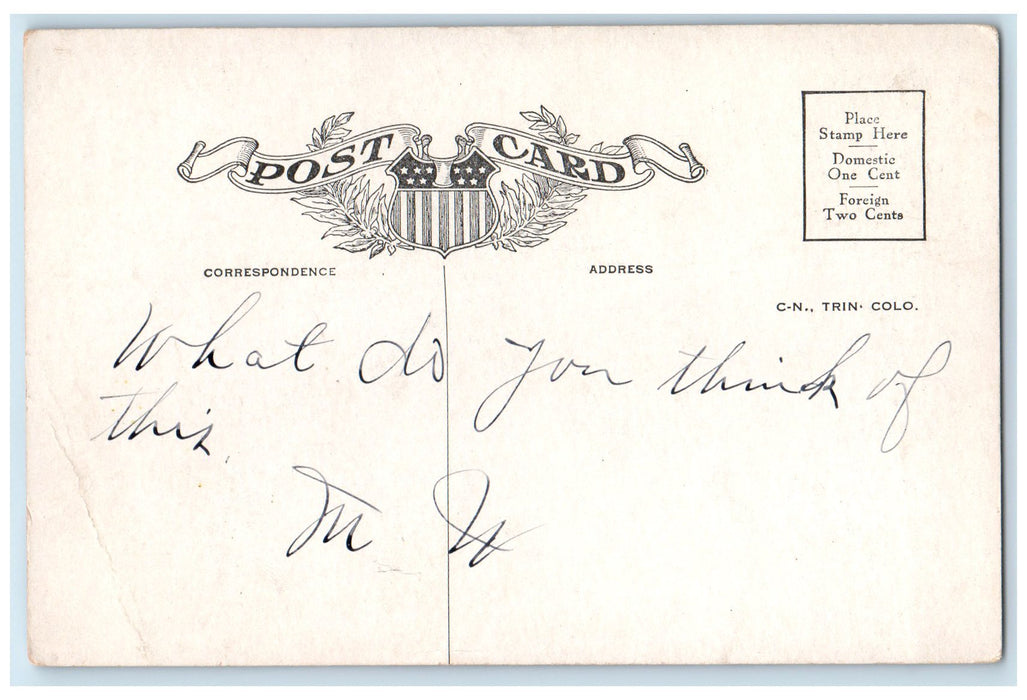c1910s Scenic View Of Stonewall Road Near Trinidad Colorado CO Unposted Postcard