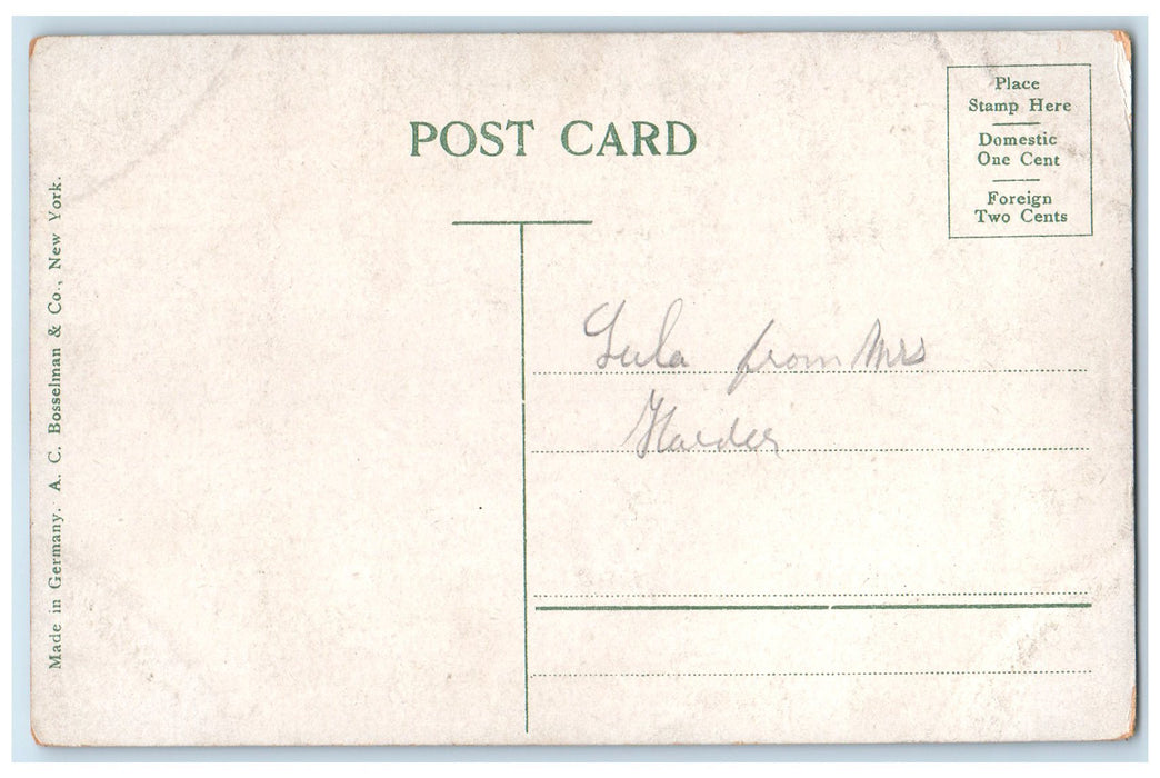 c1910's Entrance To Dickinson College Carlisle Pennsylvania PA Unposted Postcard