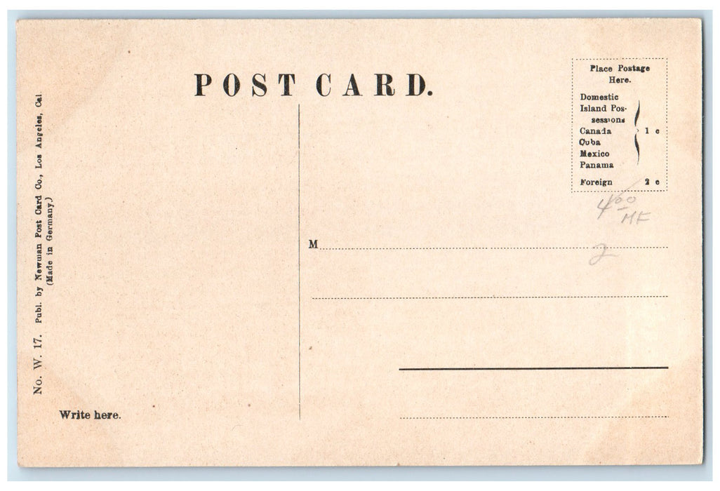 c1910's North & South Hall University Of California Berkeley California Postcard