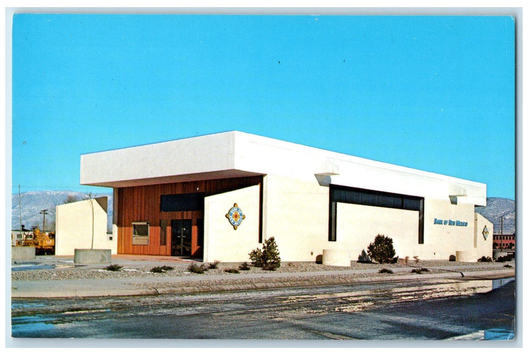 c1960's Sandia Base Bank Of New Mexico Scene Sandia Base New Mexico NM Postcard