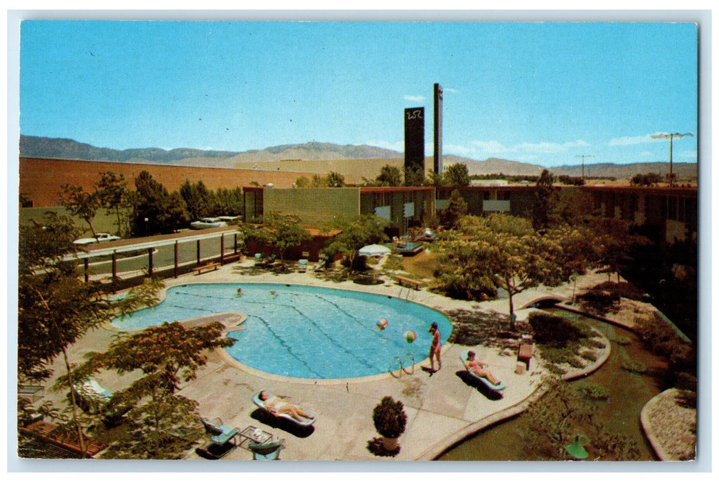 c1960s White Winrock Motor Hotel Albuquerque New Mexico NM Unposted Postcard