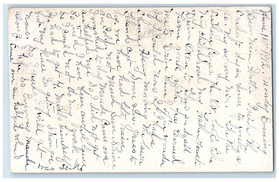 c1910 East Fayette Street Railroad Dirt Road Building Syracuse New York Postcard