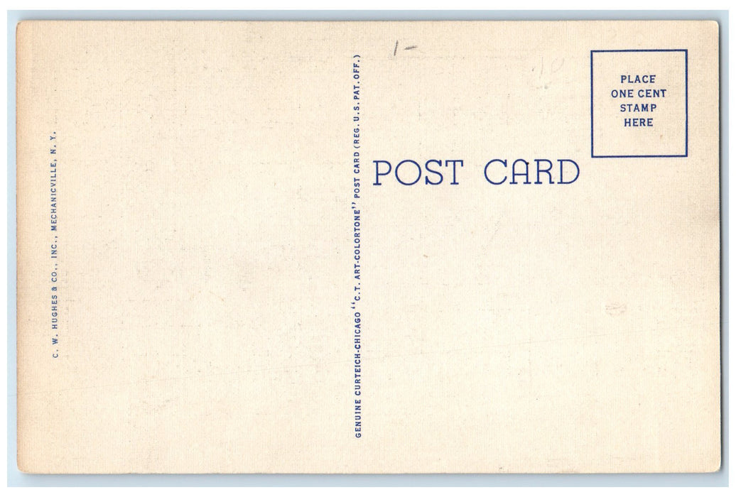 c1940's The Adirondack Inn Hotel & Restaurant Guests Sacandaga New York Postcard