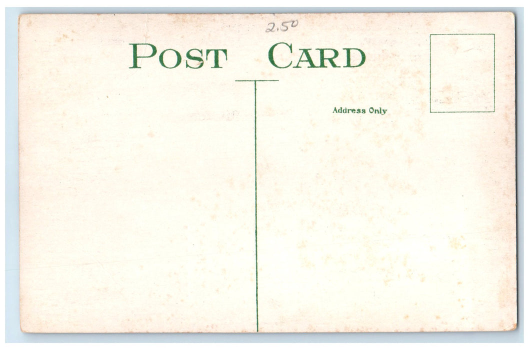 c1910's Adirondack Inn Hotel & Restaurant Dirt Road Sacandaga New York Postcard