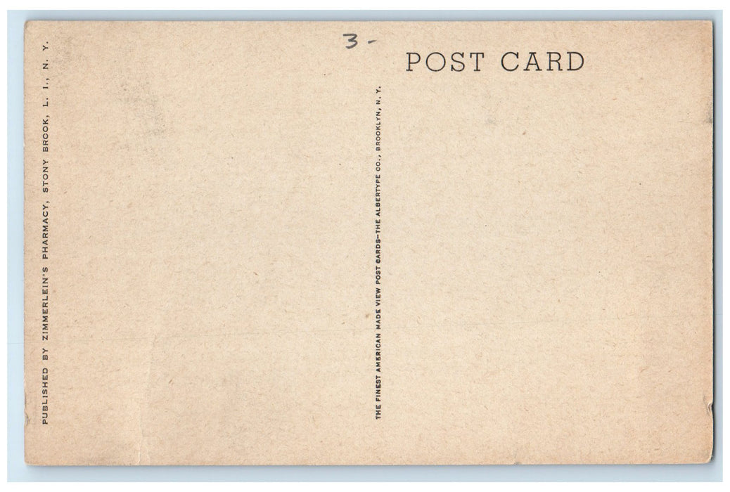 c1950 The Three Village Inn Restaurant Stony Brook Long Island New York Postcard