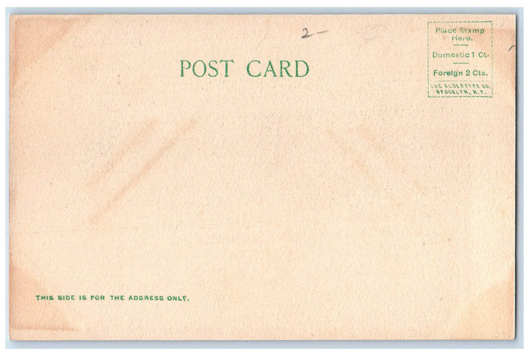 c1905's Greetings From Tarrytown Old Dutch Church Building New York NY Postcard