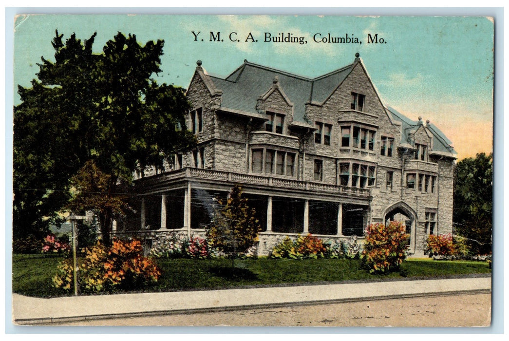 1910 Y.M.C.A. Building Exterior Columbia Missouri MO Unposted Posted Postcard