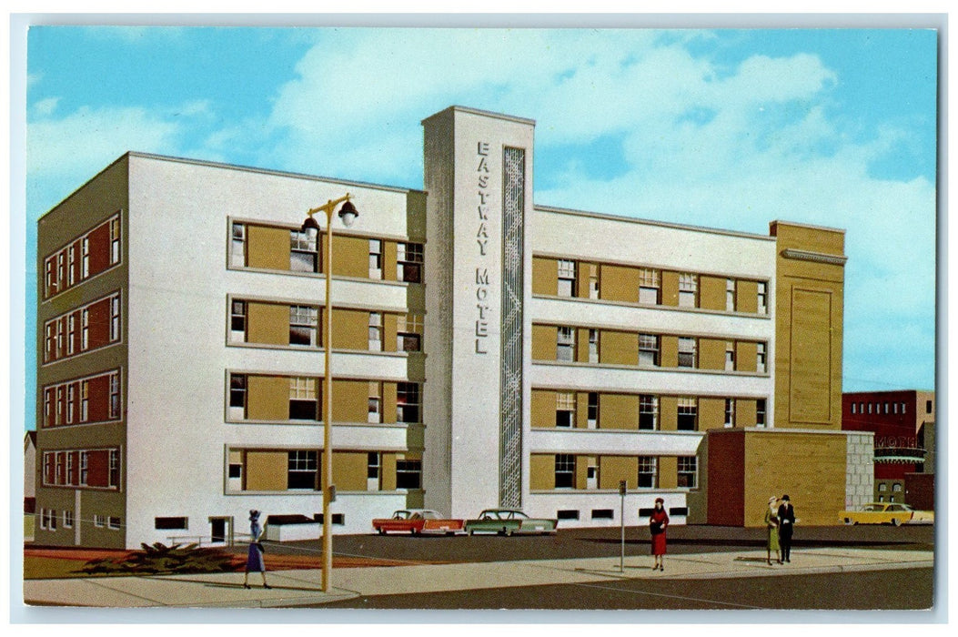 c1950's Motel Eastway Downtown Near Lake Restaurant Milwaukee Wisconsin Postcard