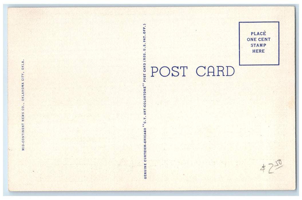 c1940's Oklahoma City Golf And Country Club Oklahoma City Oklahoma OK Postcard
