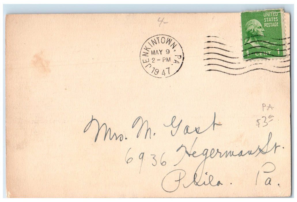 1947 Strawbridge And Clothier Advertising Jenkintown Pennsylvania PA Postcard