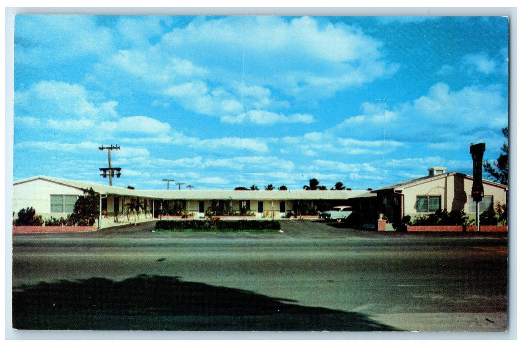 c1960's Parkview Motel Roadside West Palm Beach Florida FL Unposted Postcard